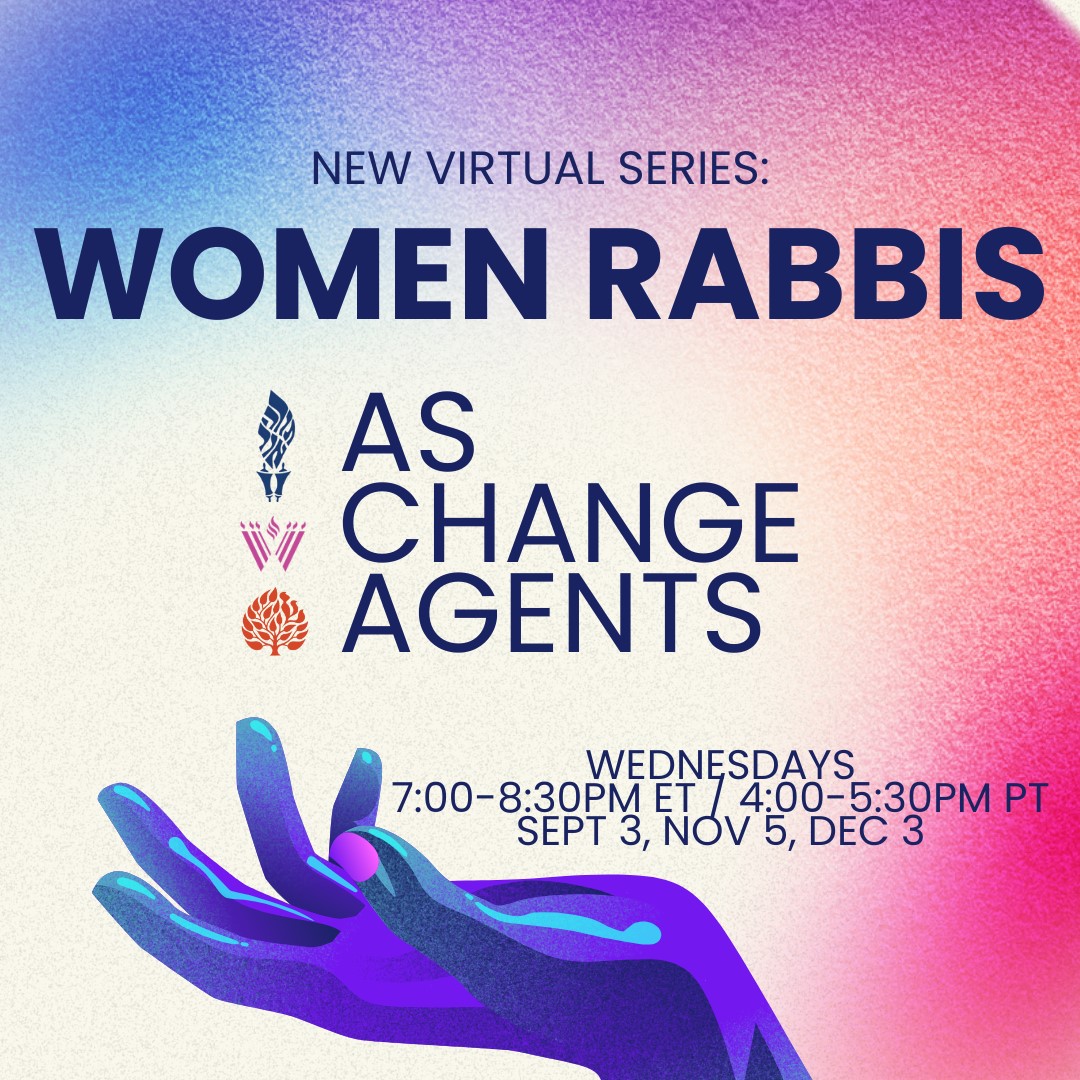 Women Rabbis as Change Agents Flyer